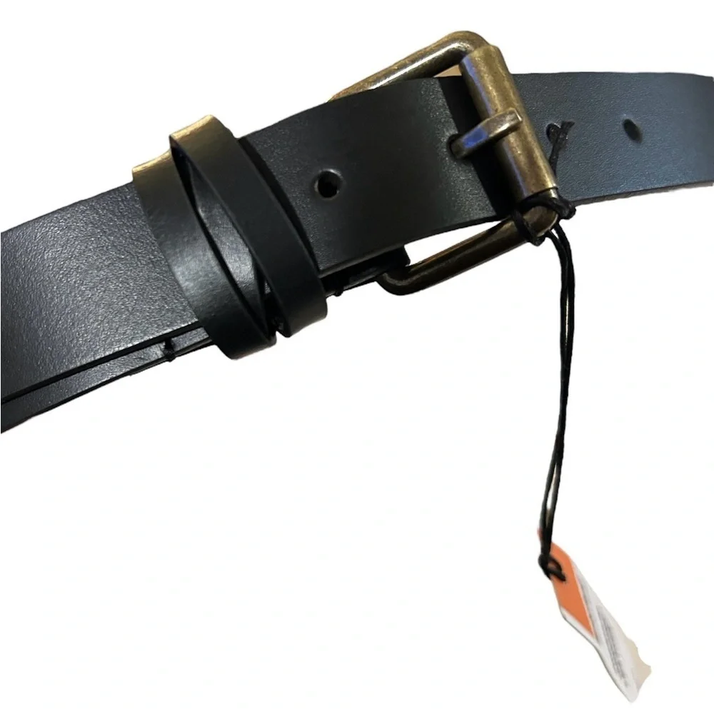 Timberland Women’s Black Leather Size XL Belt NWT